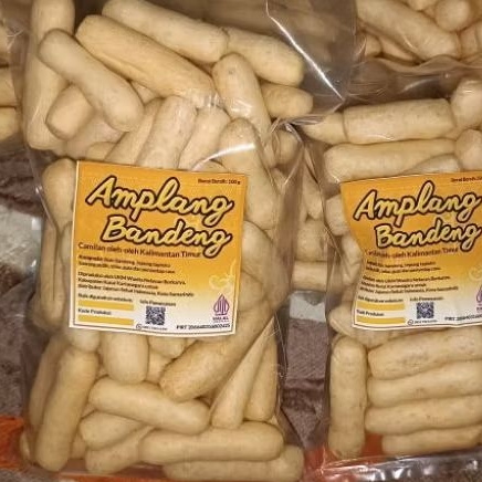 amplang ikan bandeng 100 gram kalimantan timur