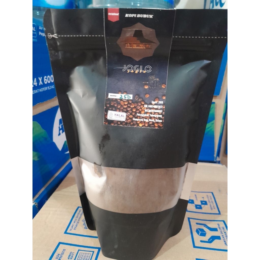 

kopi bubuk hitam homemade