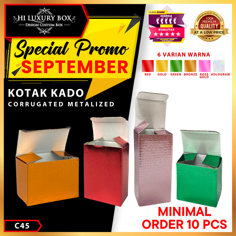 

Kotak Souvenir Hologram - Box Packaging Kecil - Dus Hadiah Mewah - C40