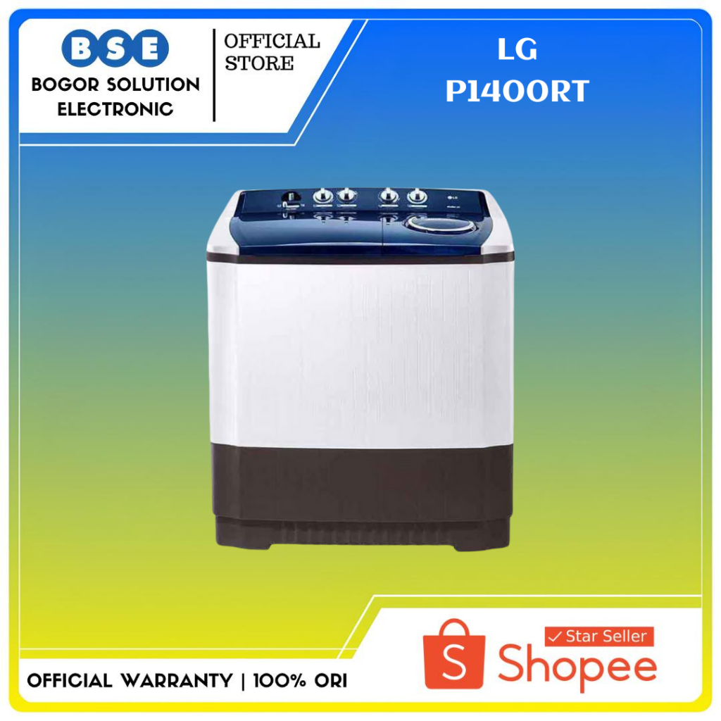 LG MESIN CUCI 2 TABUNG 14 KG // LG P1400RT // MESIN CUCI LG PROMO