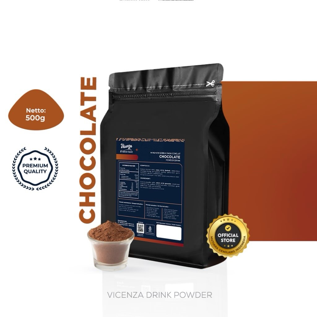 

Vicenza Powder Chocolate 500gr / bubuk minuman
