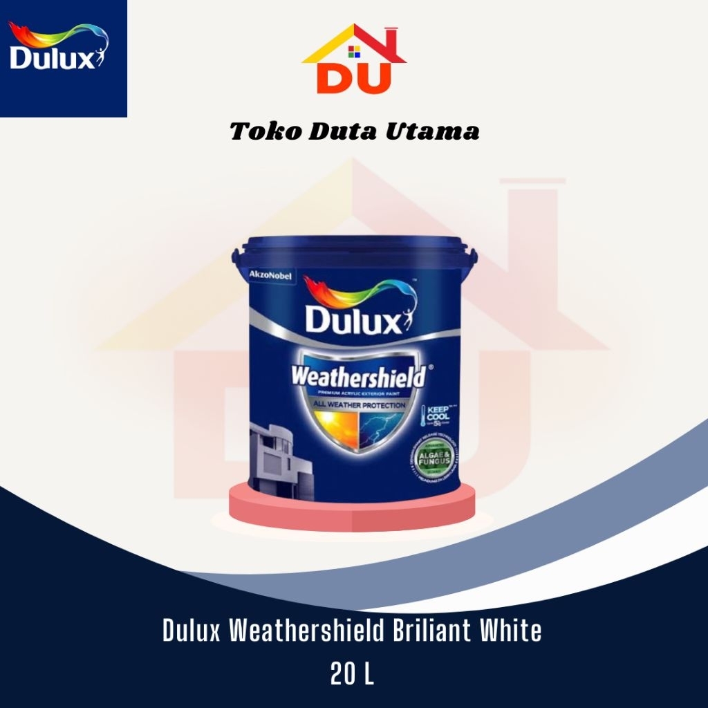 Dulux Weathershield Core Brilliant White 20L