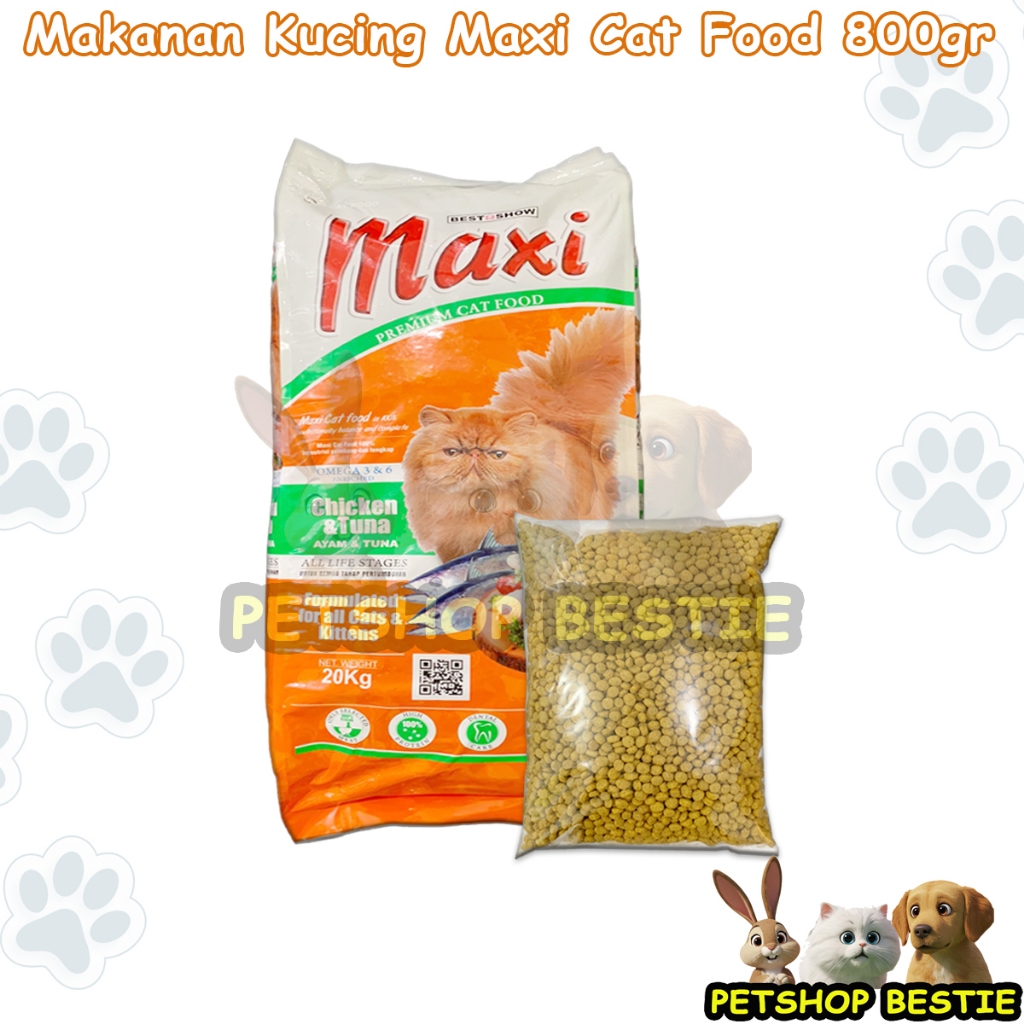 Maxi Cat food - makanan kucing maxi chicken tuna - maxi cat food tuna chicken