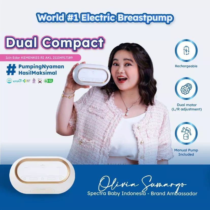 SpeCtra Dual Compact Electric Breast Pump - Pompa ASI // Preloved