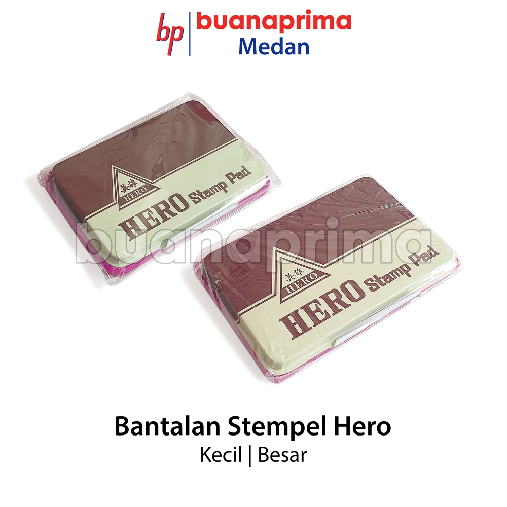 

BANTALAN STEMPEL HERO Original Pakai Tinta Warna Violet Stamp Pad Bak Stempel