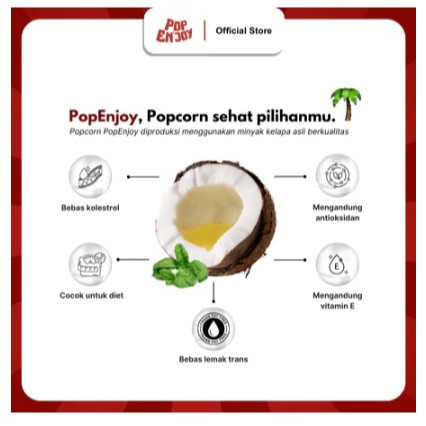 

[HEMAT]BUY 1 GET 1 (CARAMEL+SEASALT) - PopENjoy / 2 Rasa Camilan Crispy Popkorn Jagung Sehat Premium