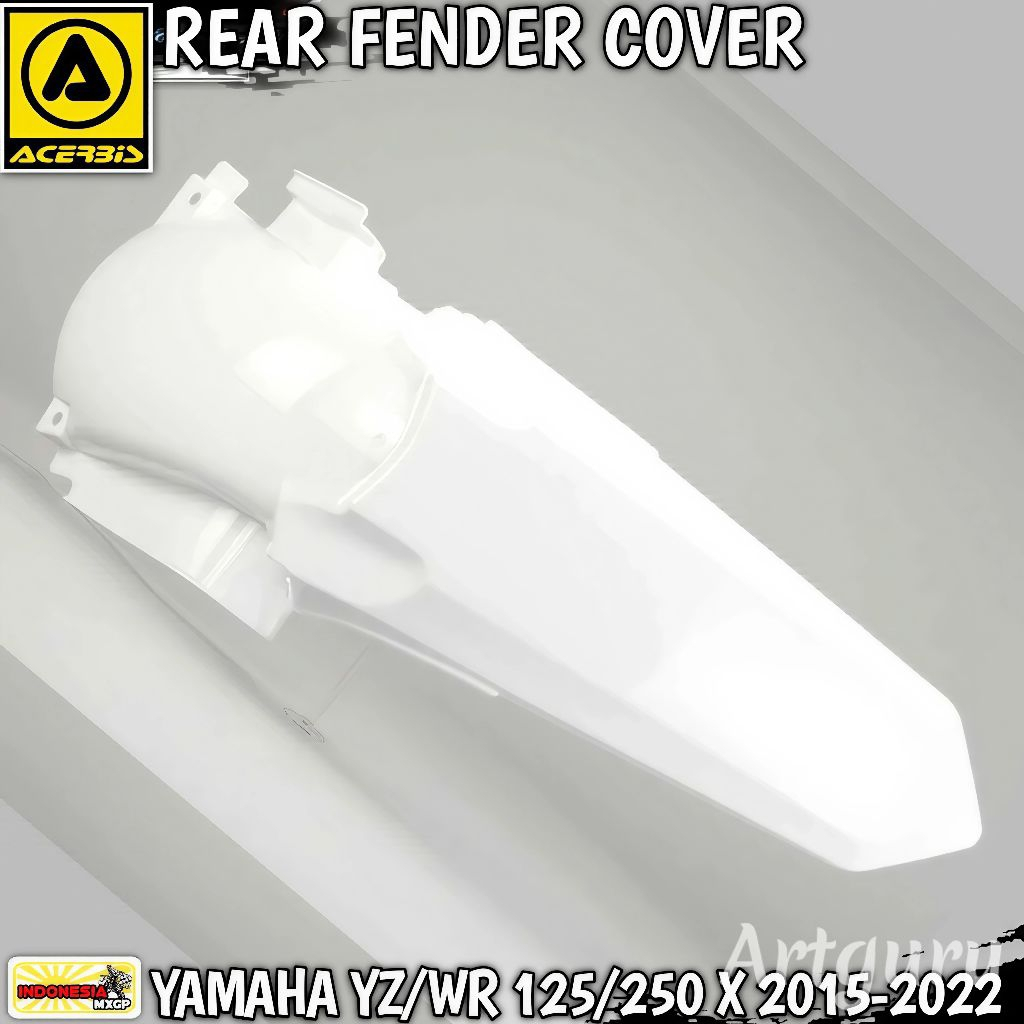 YAMAHA YZ WR 125 250 X 2015 2016 2017 2018 2019 2020 2021 2022 - ACERBIS REAR FENDER COVER - SPAKBOR