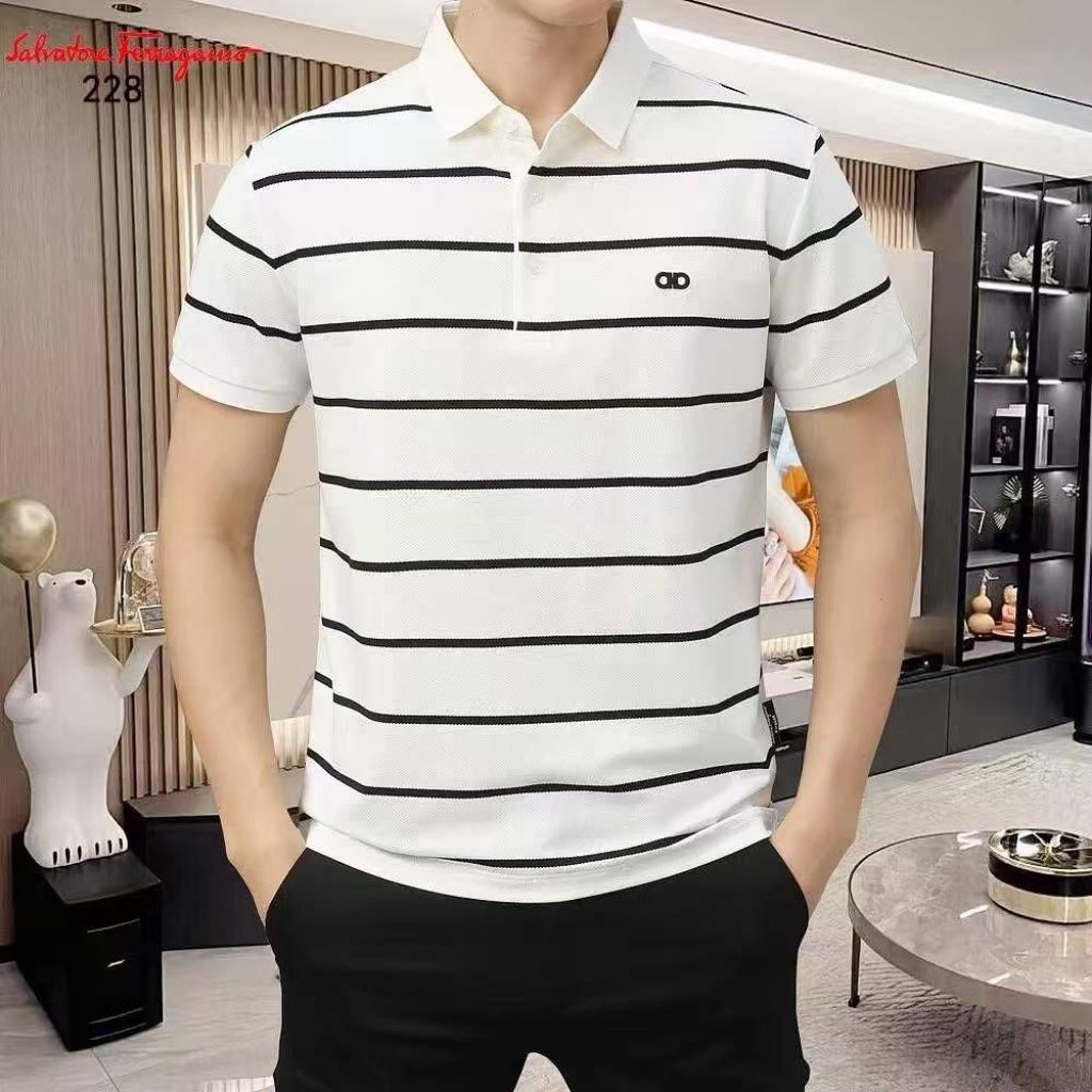 BAJU KERAH BRAND PRIA FG228 QUALITY MIRROR