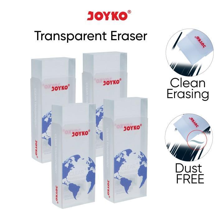 

Eraser ER-127 (Clear Transparent) Penghapus Joyko ( 1 box / 30 pcs )