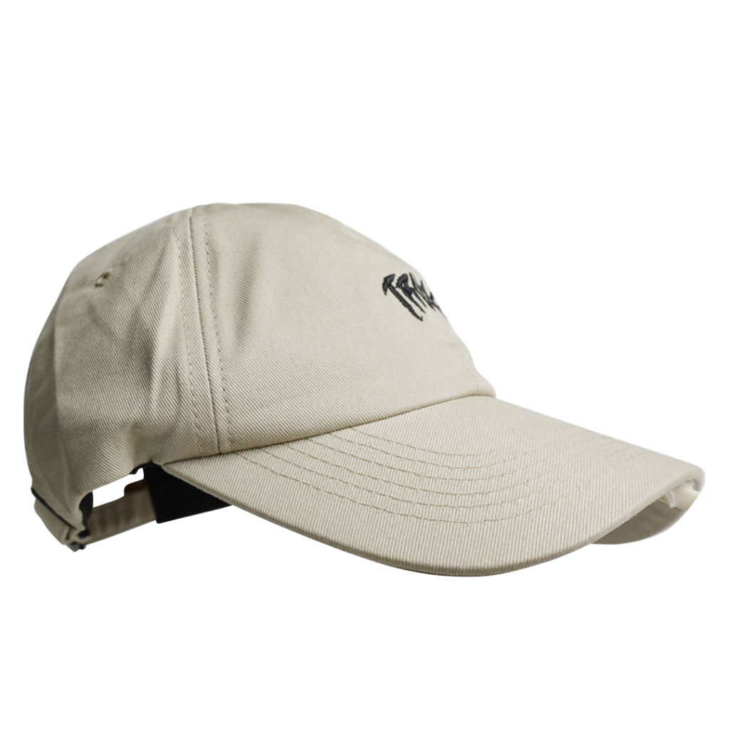 [FREE BOX] Troy Company Polo Cap Cream Ubica - Topi Baseball Coklat Krem BC 3272