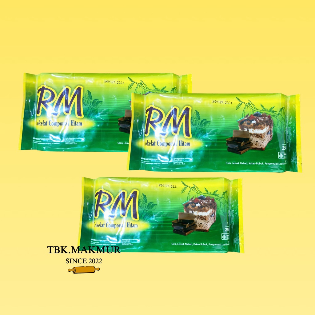 

RM Coklat Batang Cokelat Compound Hitam 250Gr