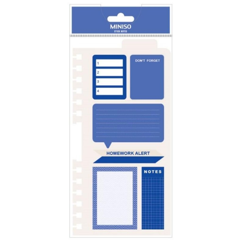 

Miniso Navy Blue Series Loose-Leaf Index Tabs