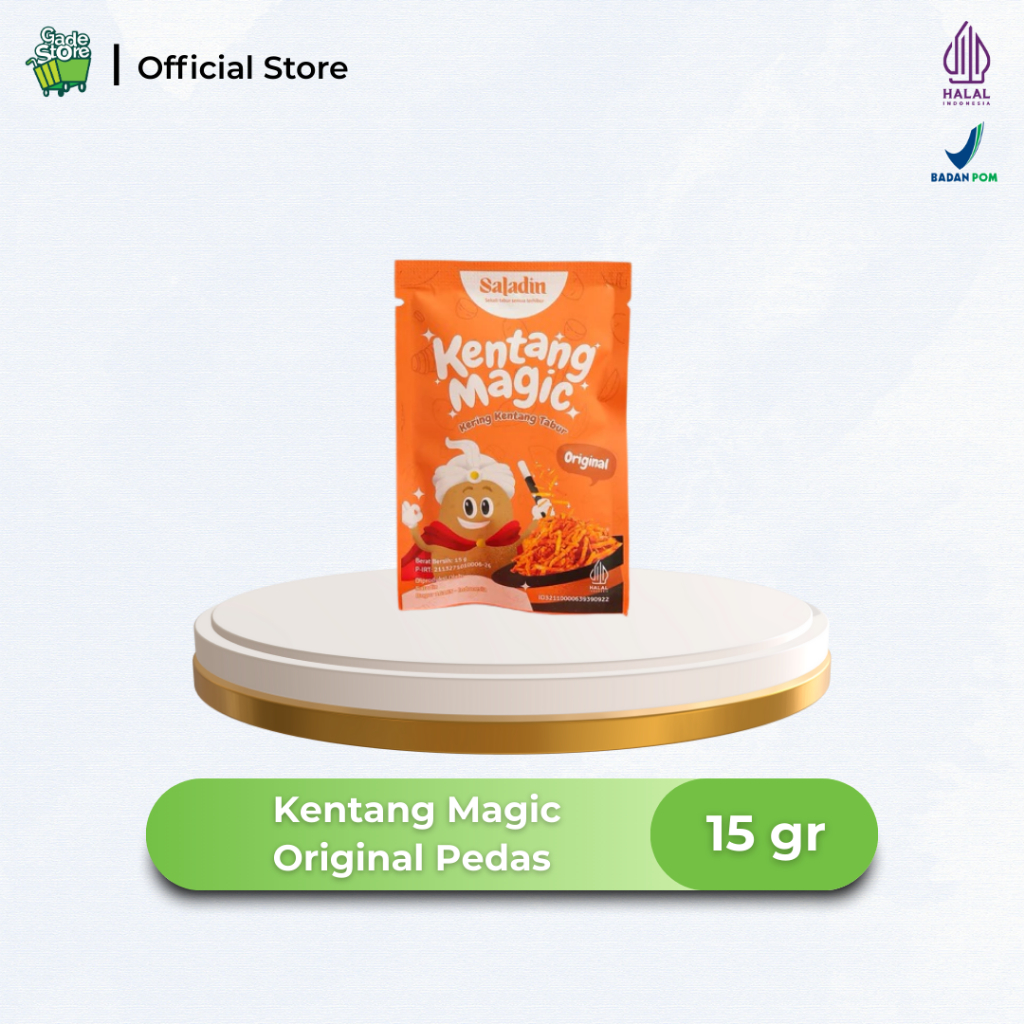 

Original Pedas - Saladin Kentang Magic KEMASAN SACHET