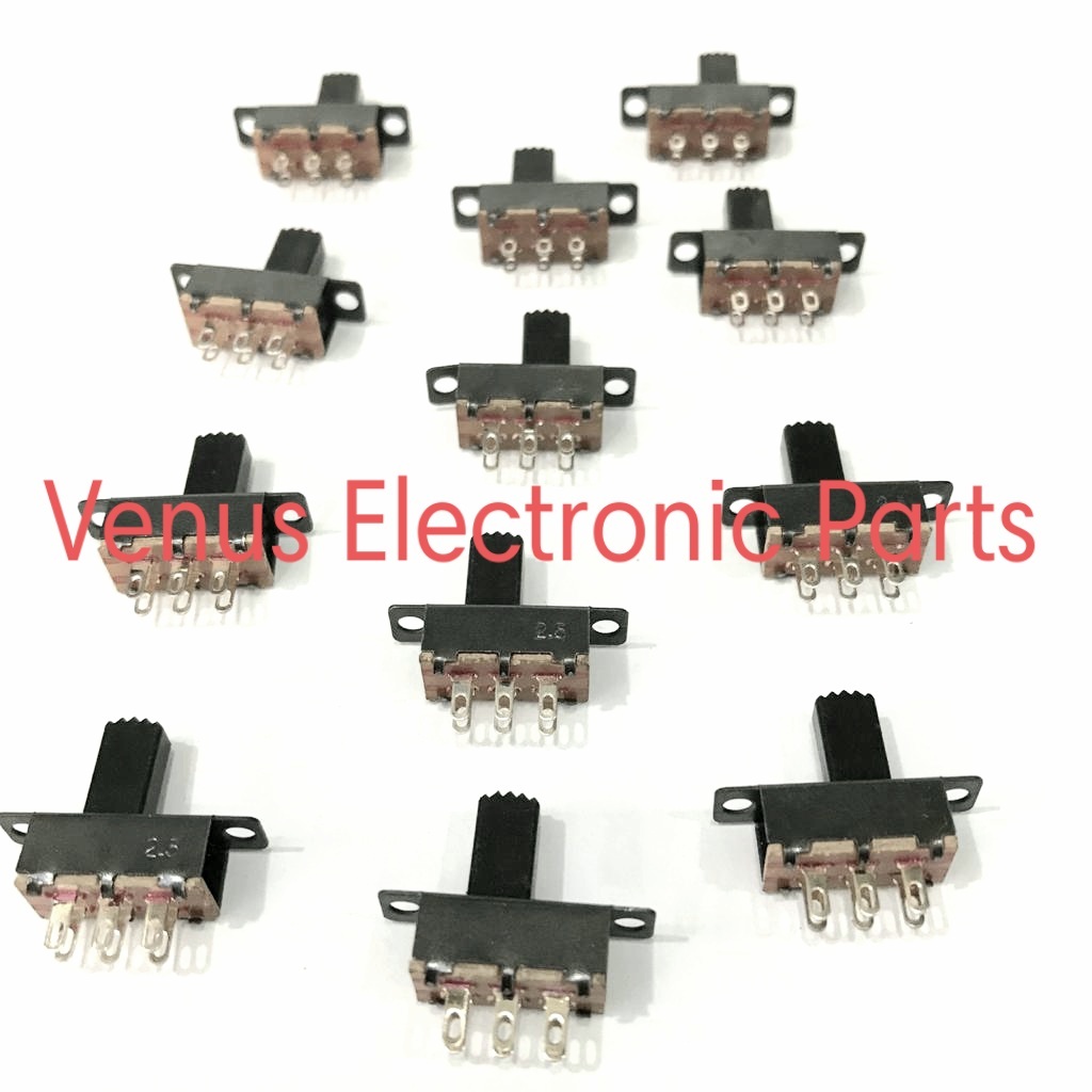 Saklar Geser Switch Mini 6 Kaki 2x3Pin