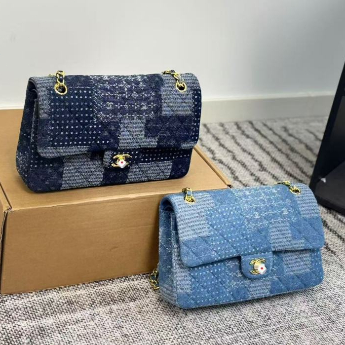 Pre Order cf bag terbaru eksklusif tas wanita premium ukuran 25cm dengan desain klasik flap elegan b