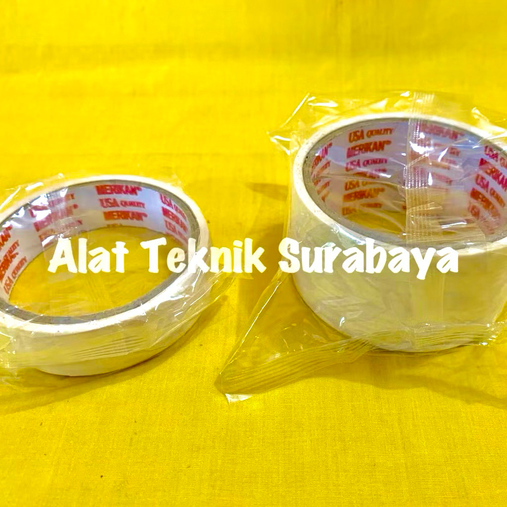 

MASKING TAPE MERIKAN 1" 24 MM ; 2" INCH 48 MM LAKBAN PLAKBAN ISOLASI SOLASI KERTAS SELOPTIP