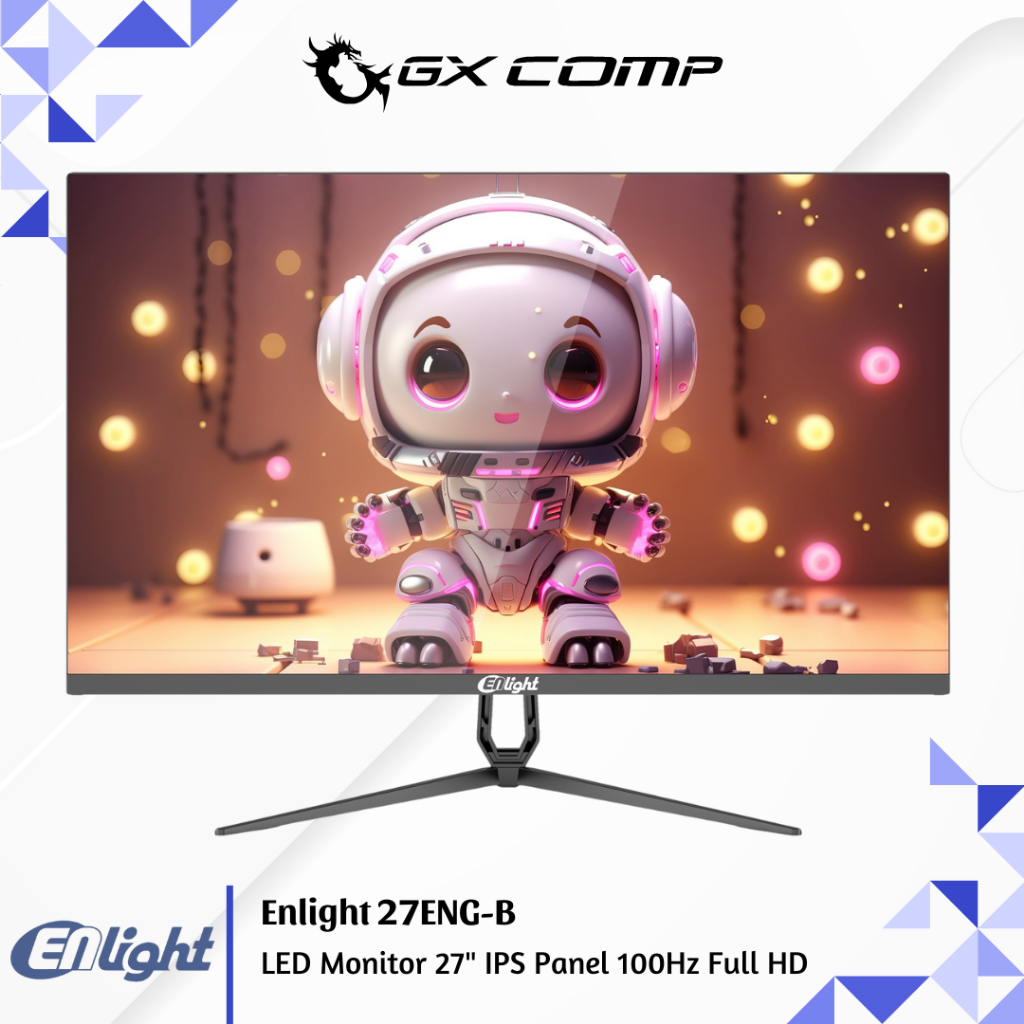 ENLIGHT 27ENG-B LED Gaming Monitor 27 Inch IPS Panel 100Hz Full HD 1ms Garansi Resmi