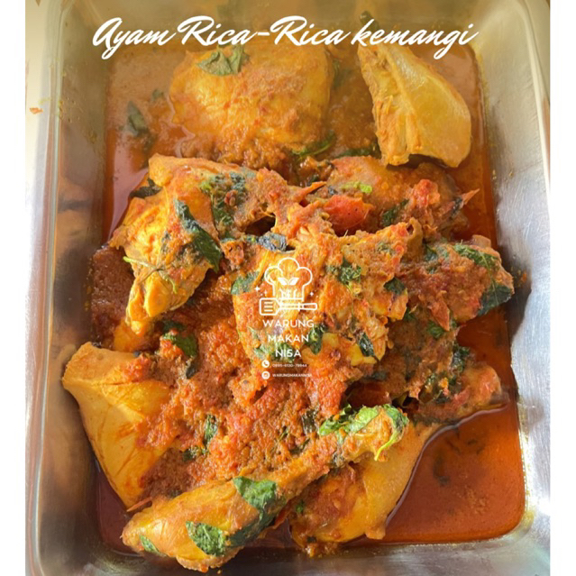 

Lauk Ayam Rica-Rica kemangi Min.5pc / Masakan Sehat praktis siap makan