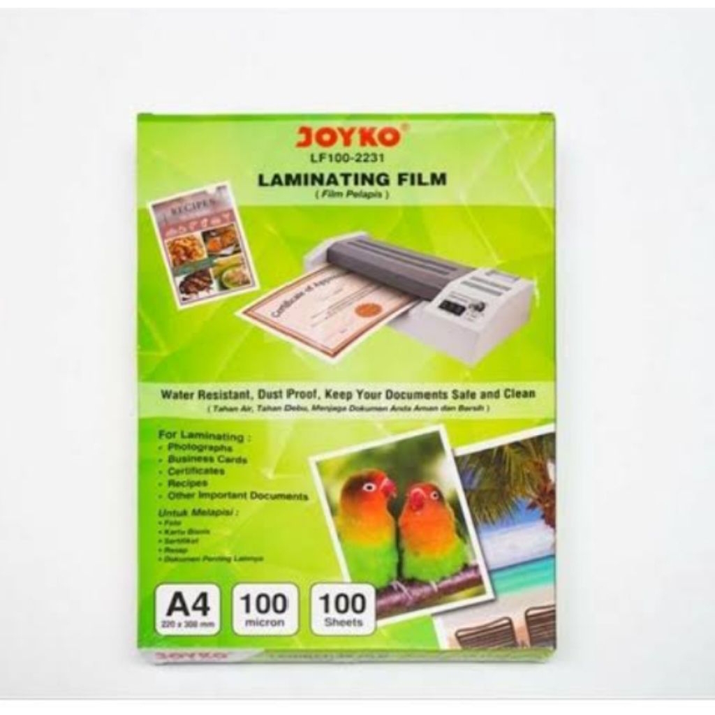 

LAMINATING FILM JOYKO LF-100 2231 A4