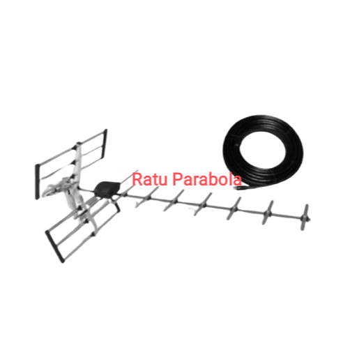 Antena UHF DIGITAL INTRA 004  + kabel 13 meter antena Digital Outdoor