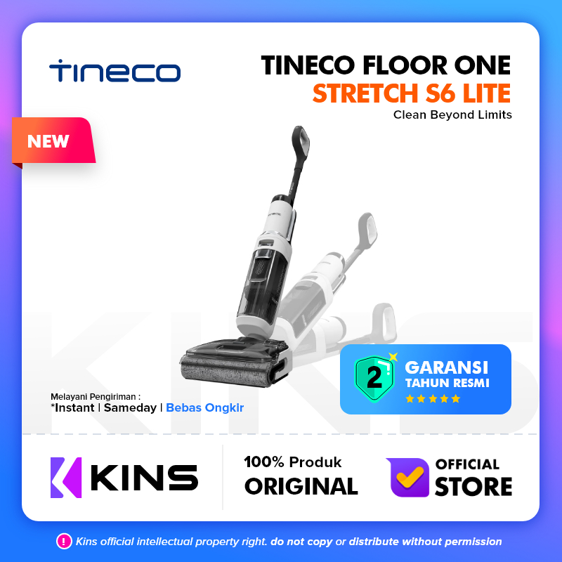 Tineco Floor One Stretch S6 Lite Smart Wet Cordless Vacuum Multifunctional Vacuum Cleaner