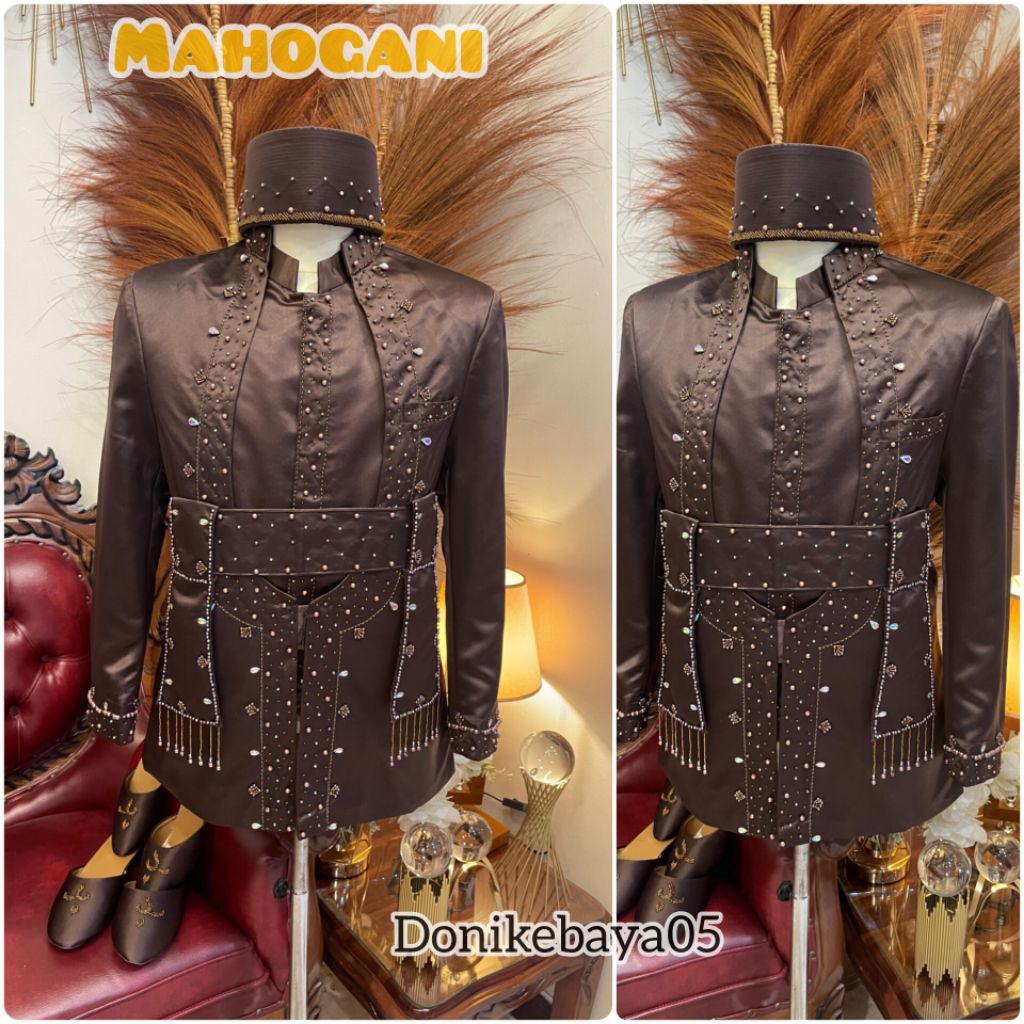 satu set beskap pengantin pria sunda_baju pria pengantin sunda