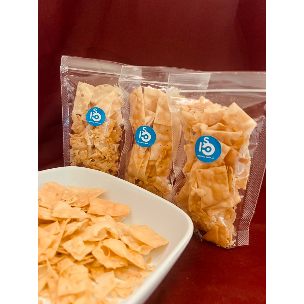 

KERIPIK PANGSIT TSB - Berat 40gr