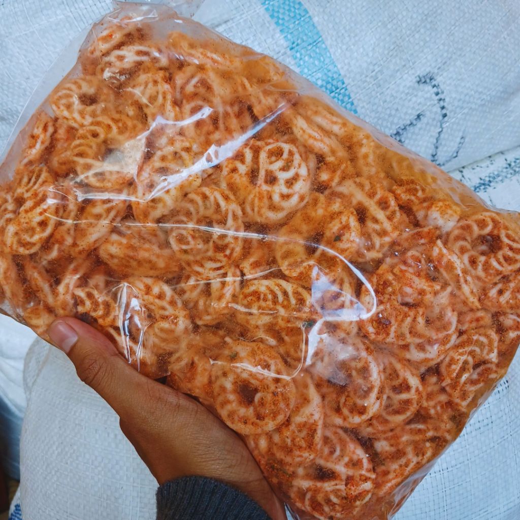 

Sebring Kerupuk Rafael Pedas Daun Jeruk Kemasan 500gr