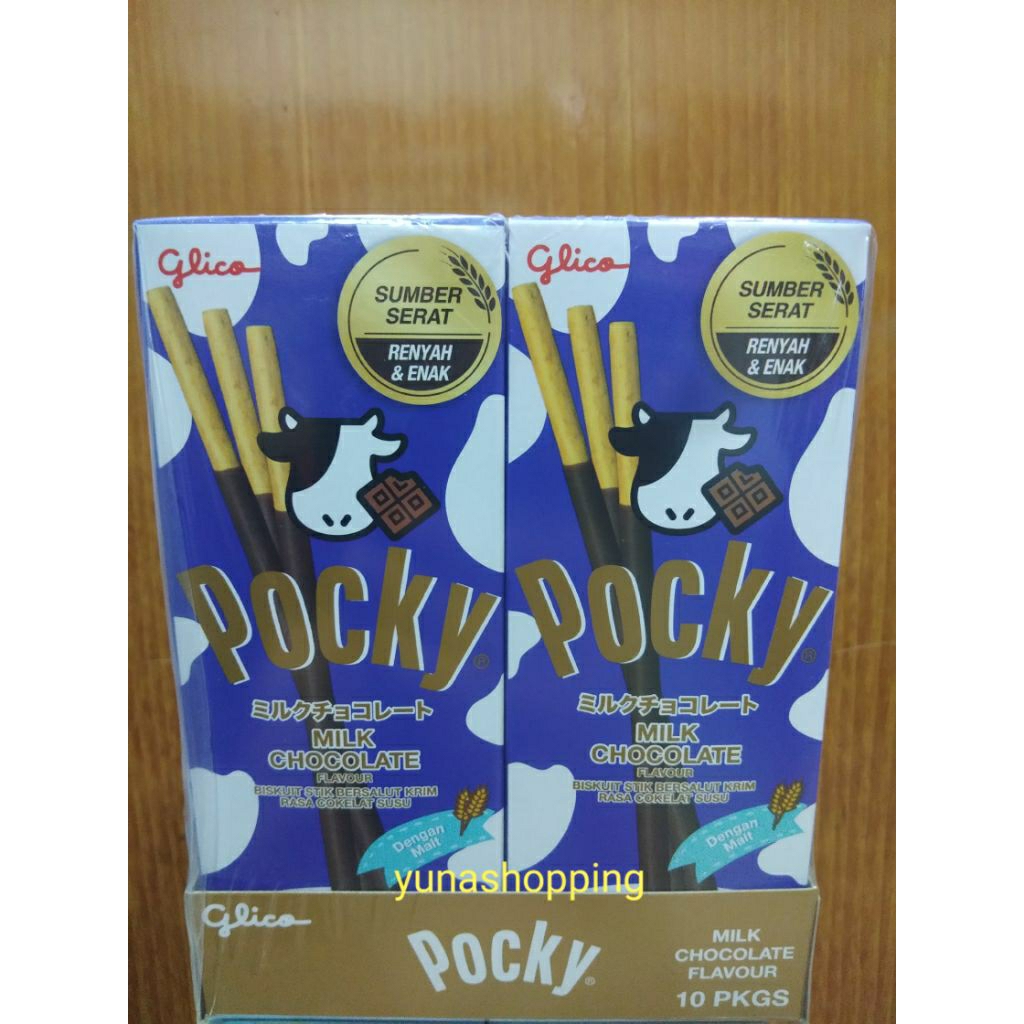 

Pocky milk chocolate 1 pack isi 10 pc@21g