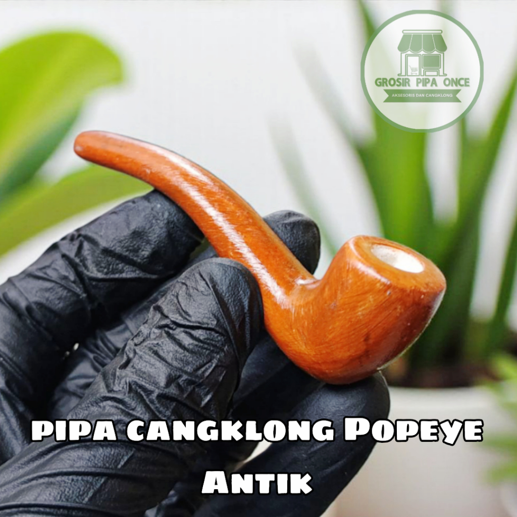 Pipa Once Model Cangklong Popeye Antik Unik Klasik