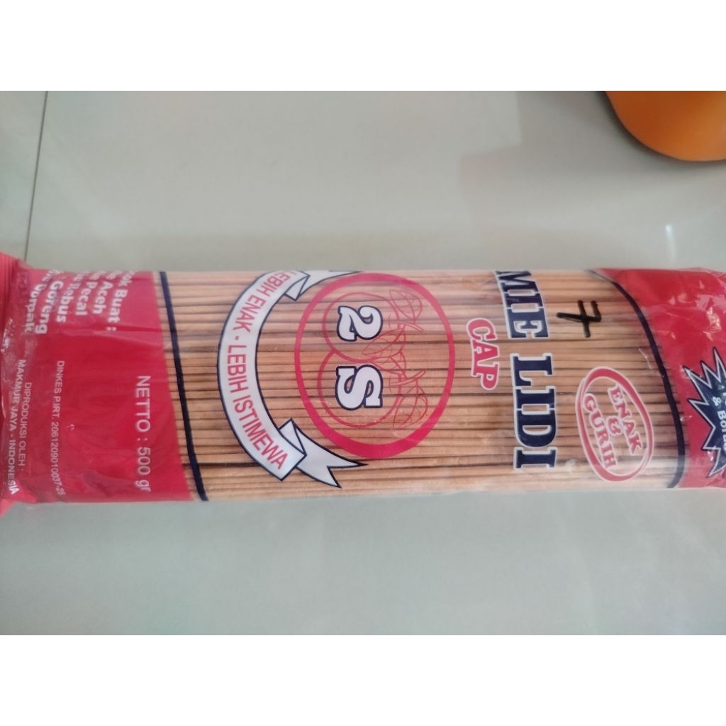 

Mie lidi SS khas Sumatra Utara