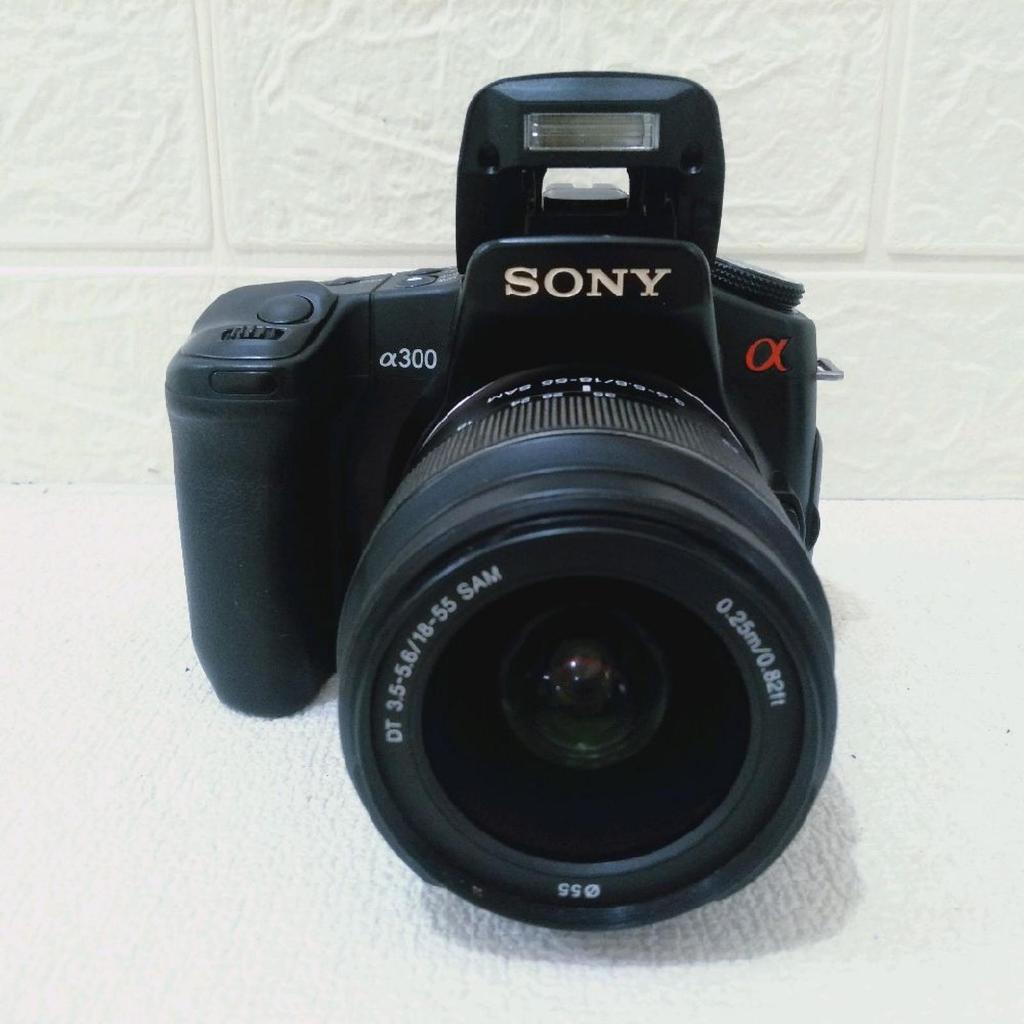sony a300 lensa 18-55 Sam kamera Dslr second