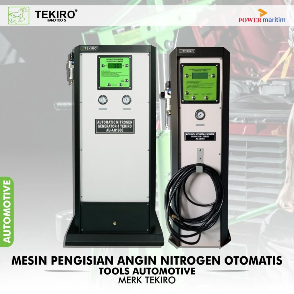 Tekiro Mesin Pengisian Angin Nitrogen Mobil dan Motor -1  Automatic Nitrogen Generator -1 AN1900