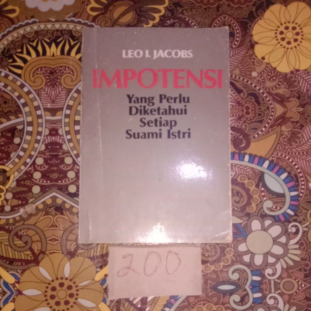 BUKU IMPOTENSI YANG PERLU DIKETAHUI SETIAP SUAMI  ISTRI