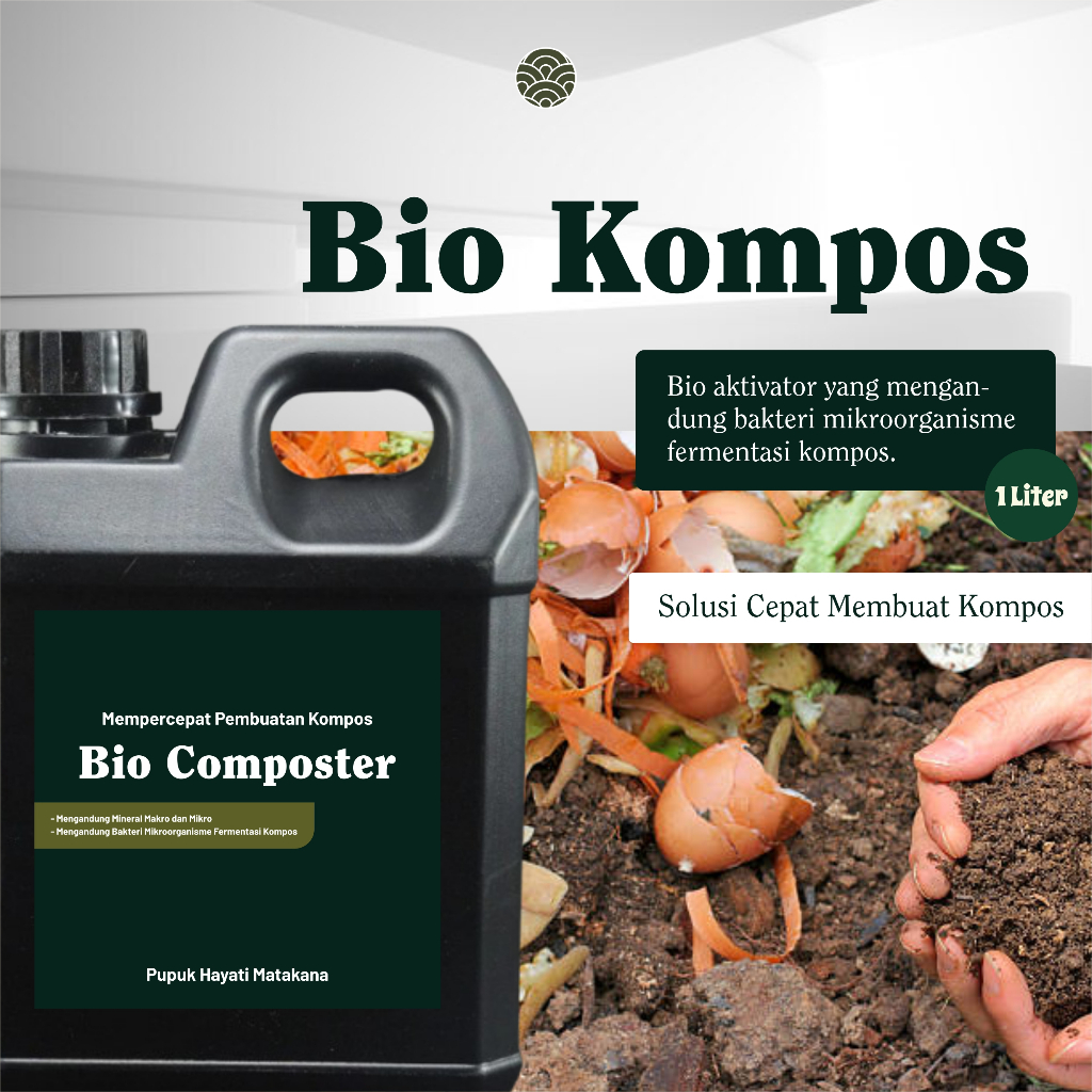 Paket 2 Liter Bio Kompos Composter Aktivator Percepat Pembuatan Pupuk Kompos 1 Liter