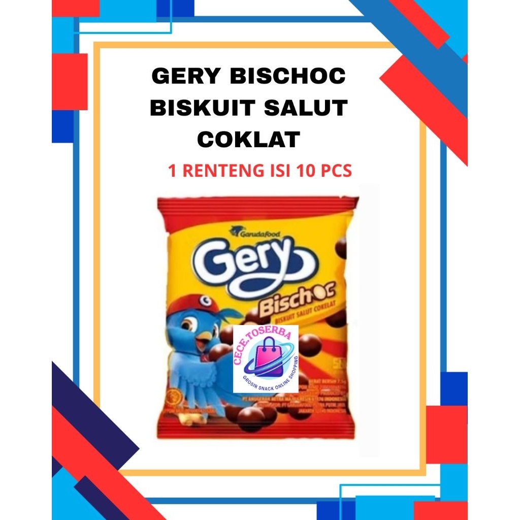 

GERY BISCHOC GARUDA BISKUIT SALUT COKLAT 10 Pcs