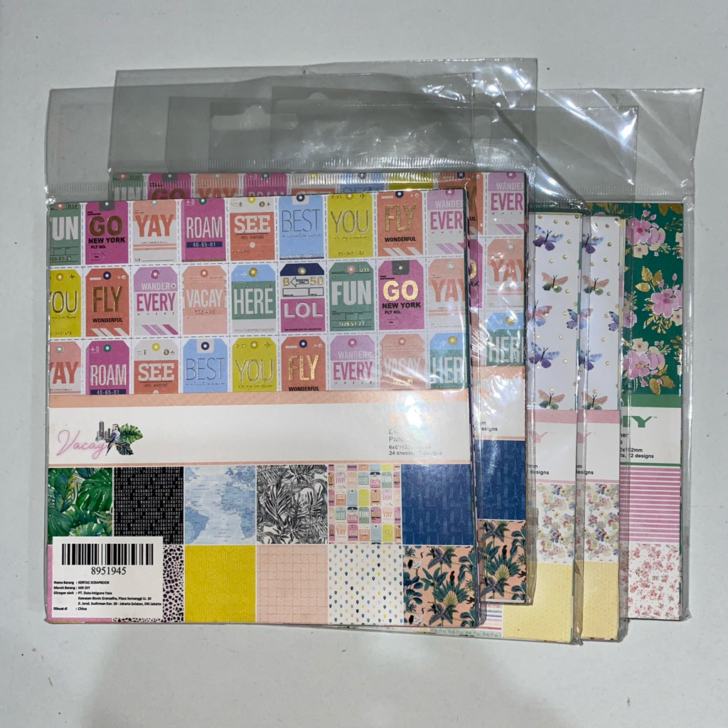 

Kertas Scrapbook Designer paper (SEALED)