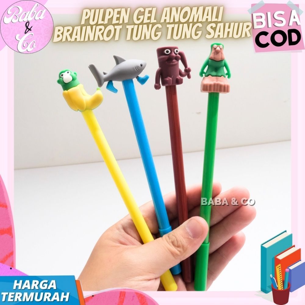 

PULPEN GEL ANOMALI BRAINROT TUNG TUNG SAHUR PEN LUCU UNIK PEN TUNG TUNG ANOMALIPULPEN BRAINROT GROSIR MURAH COD PULPEN TUNG TUNG