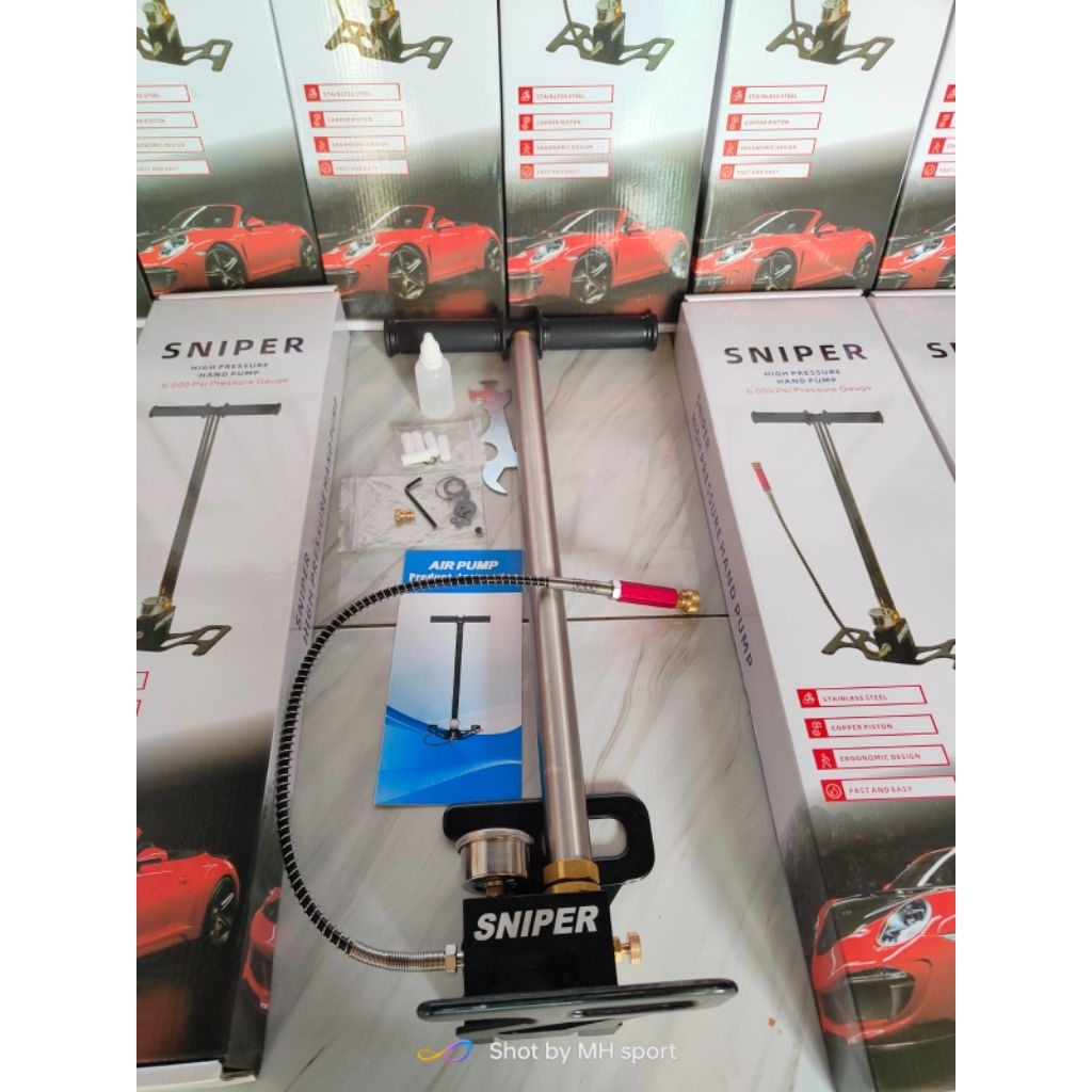 pompa sniper 6000psi kaki lipat