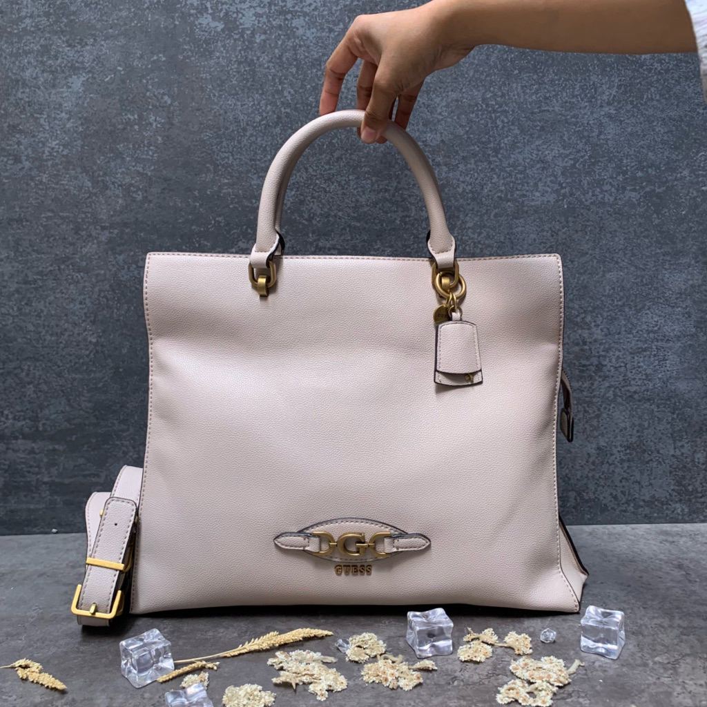 READY MALVA SATCHEL LARGE ORIGINAL GUESS SALE 70% TAS WANITA