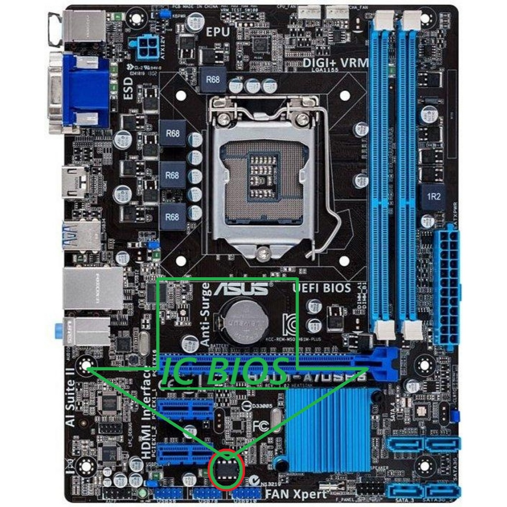 IC BIOS ASUS H61M-A