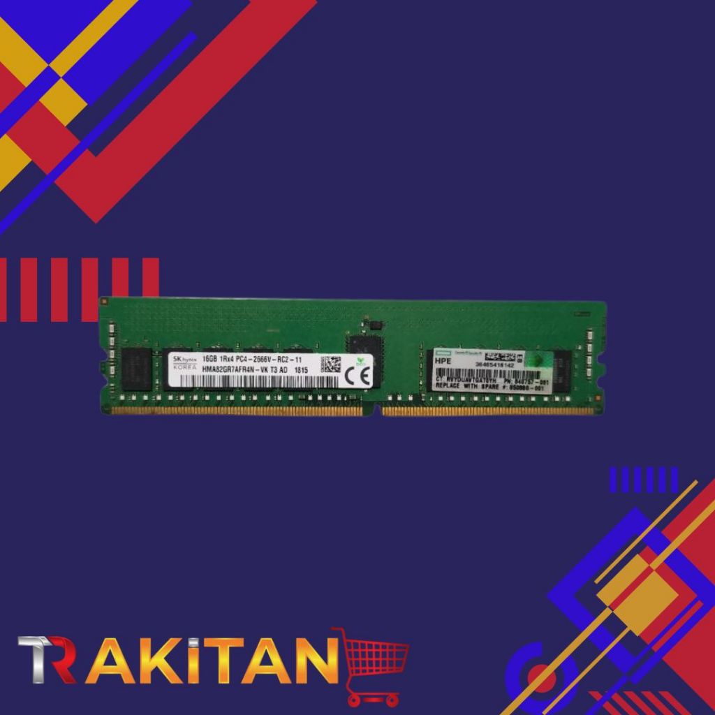 HPE 16-GB (1 x 16GB) Single Rank x4 DDR4-2666