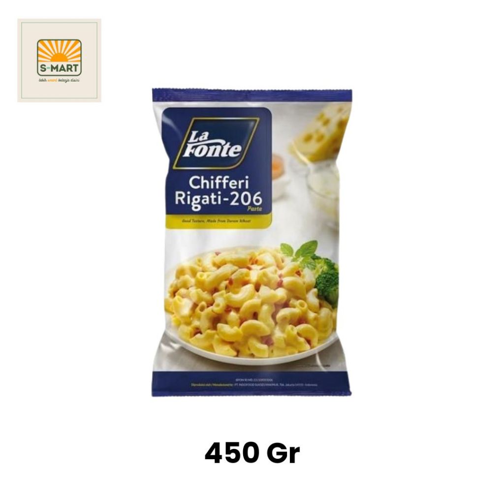 

LA FONTE MACARONI CHIFERI RIGATE 450 GR