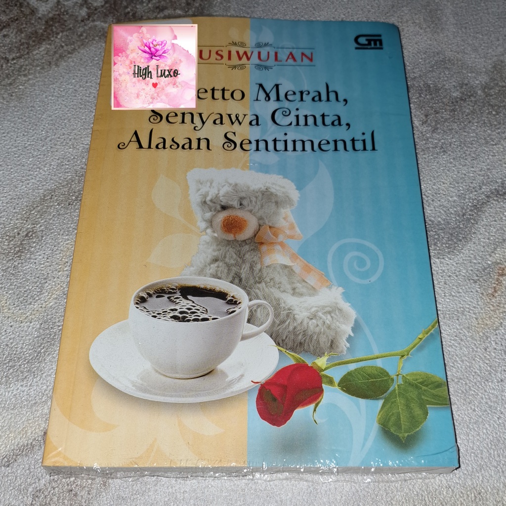 Buku Novel Stiletto Merah , Senyawa Cinta , Alasan Sentimentil INDONESIA LANGUAGE Book Original LOVE