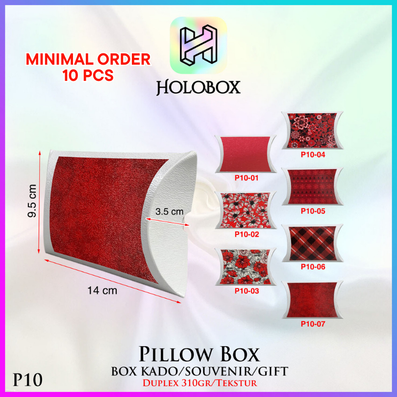 

Pillow box - Kotak souvenir - Gift box ulang tahun anak unik P10