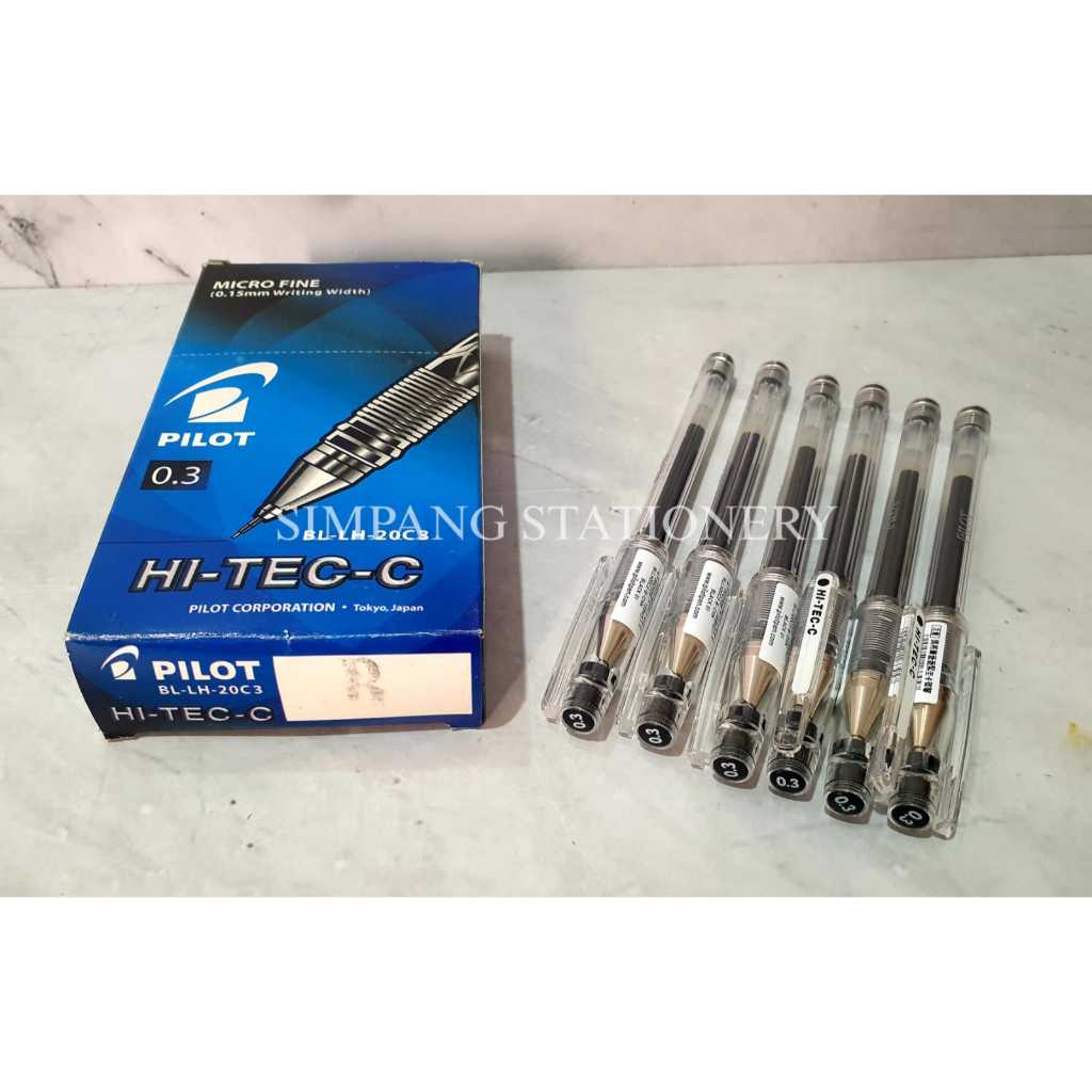 

1PCS Pilot Hi-tec-c / hitech / hi-tech 0.3mm aneka warna