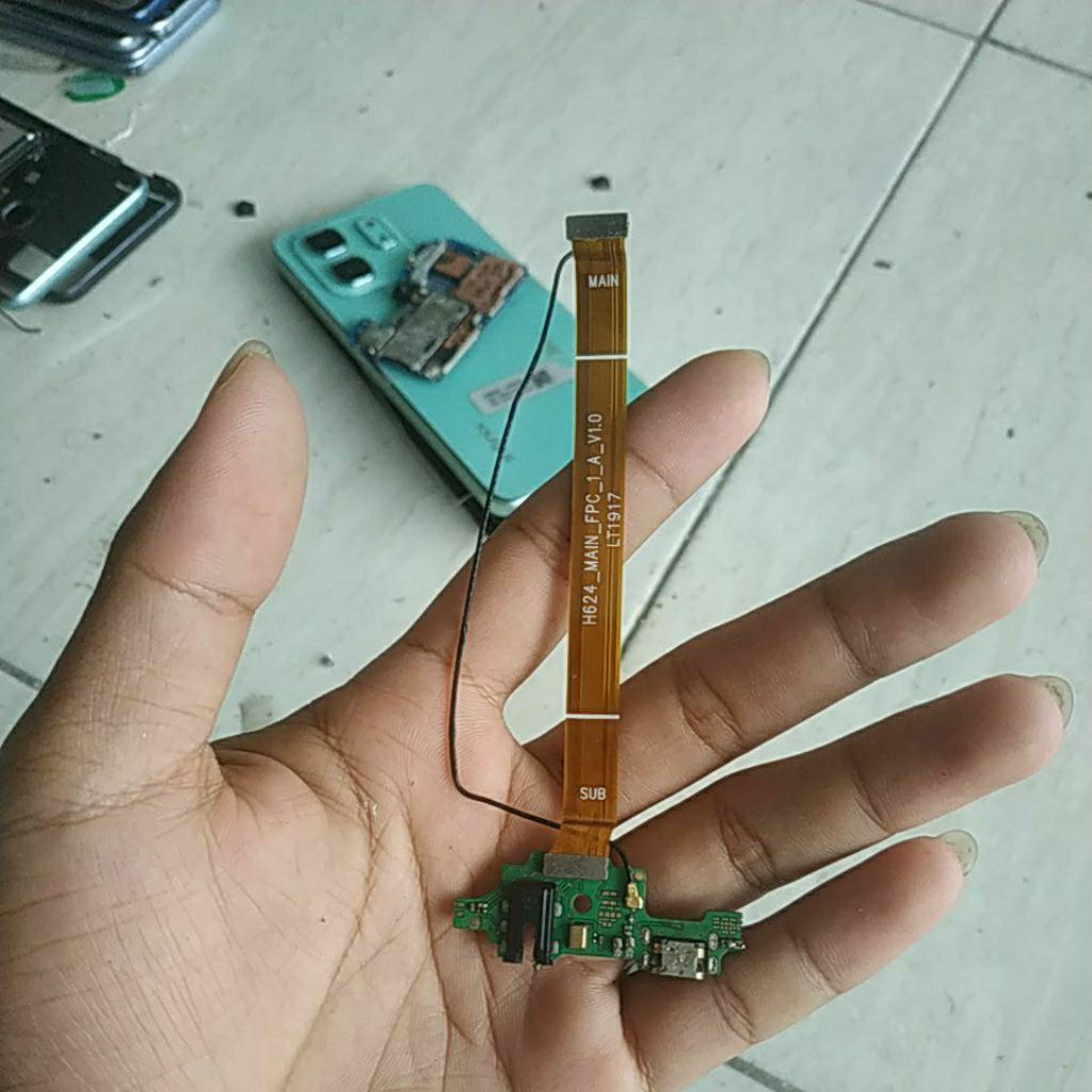 fleksibel board cas bekas Infinix smart 3 plus