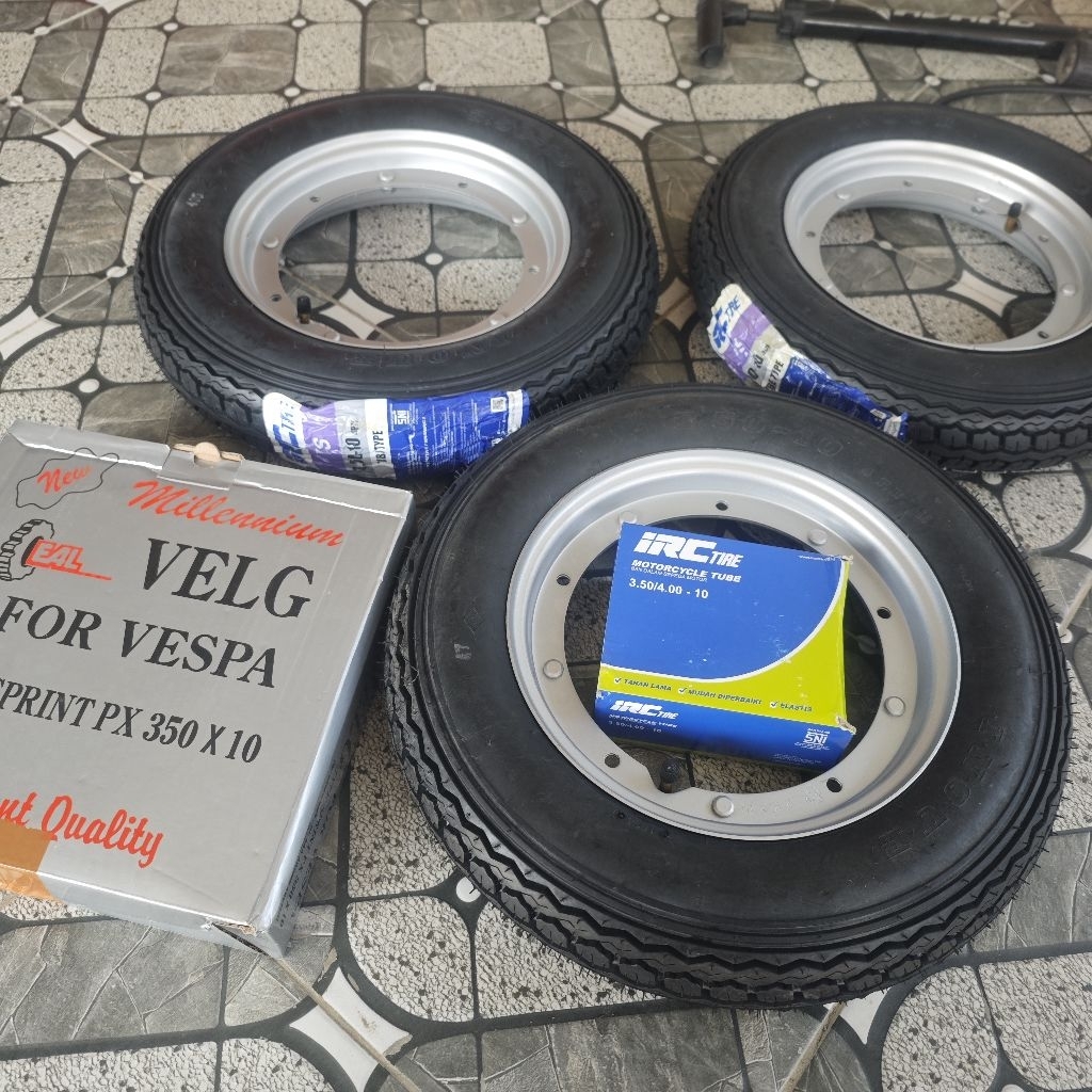 Ban Velg EAL irc Set Ring 10 Vespa Sprint Px Excel