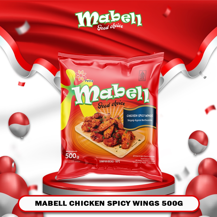 

Mabell Chicken Spicy Wings 500 Gram