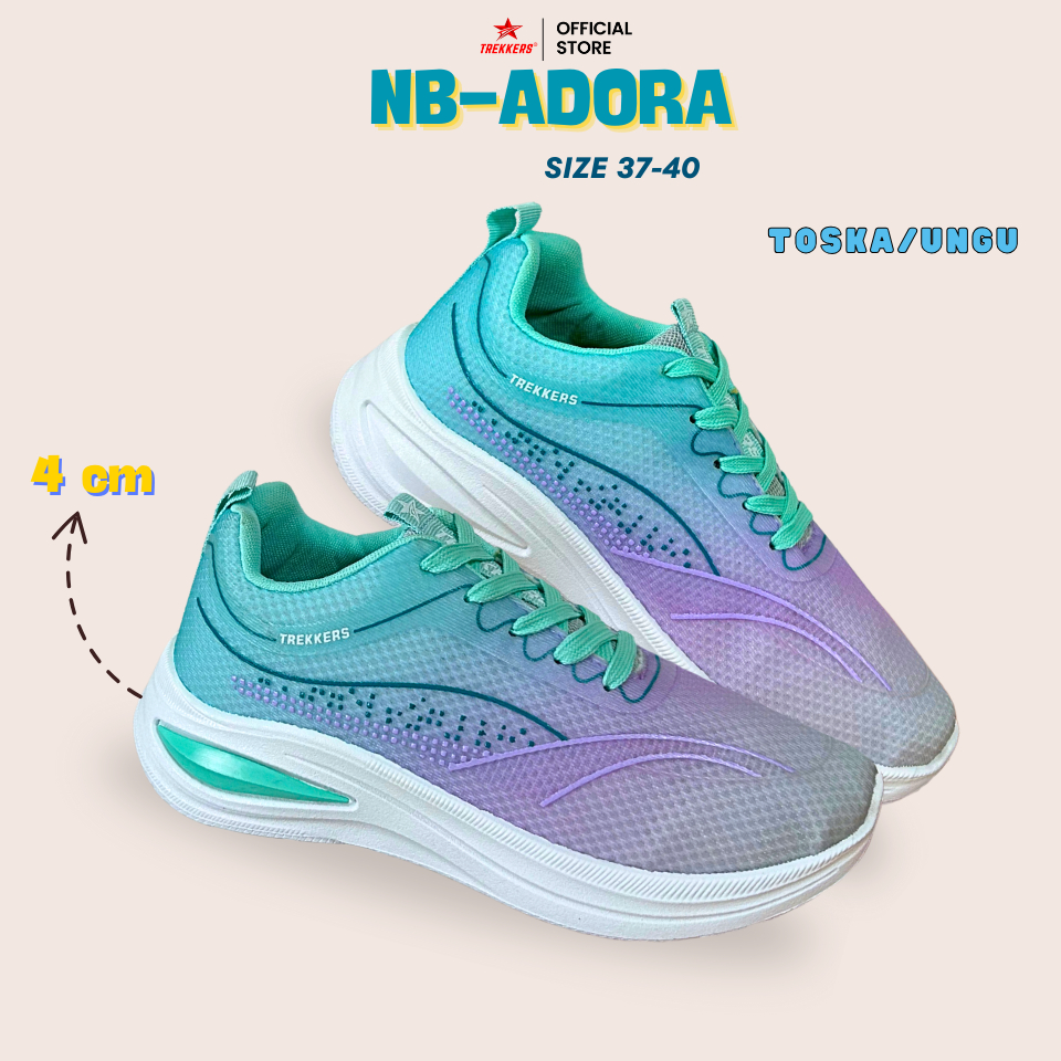 Sepatu Olahraga Wanita TREKKERS NS-ADORA Size 37-40 Sneakers Sport Running